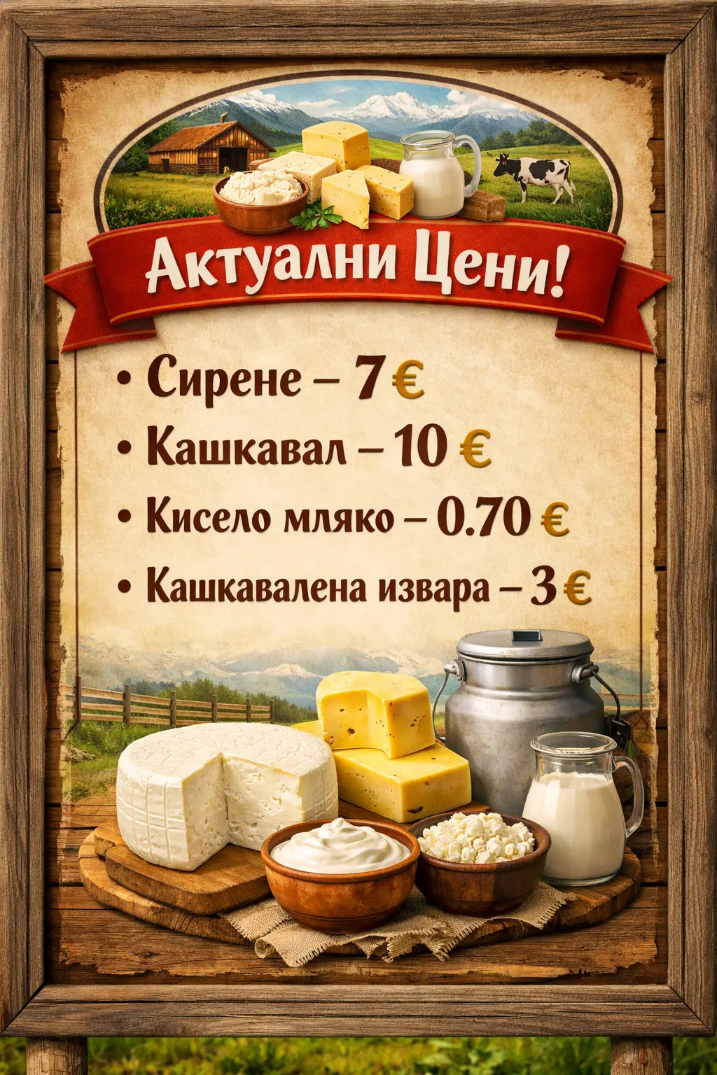 кисело мляко натурално Петрич
