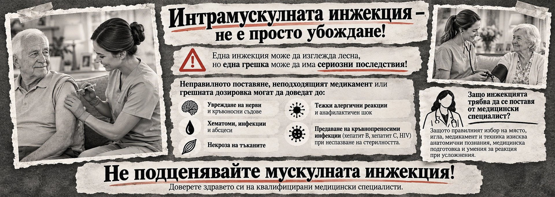 Медицински услуги по домовете Хасково
